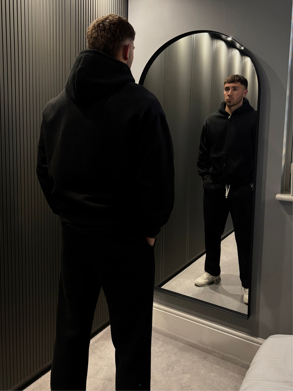 Black Double Zip Jacket