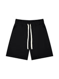 Black Cotton Shorts