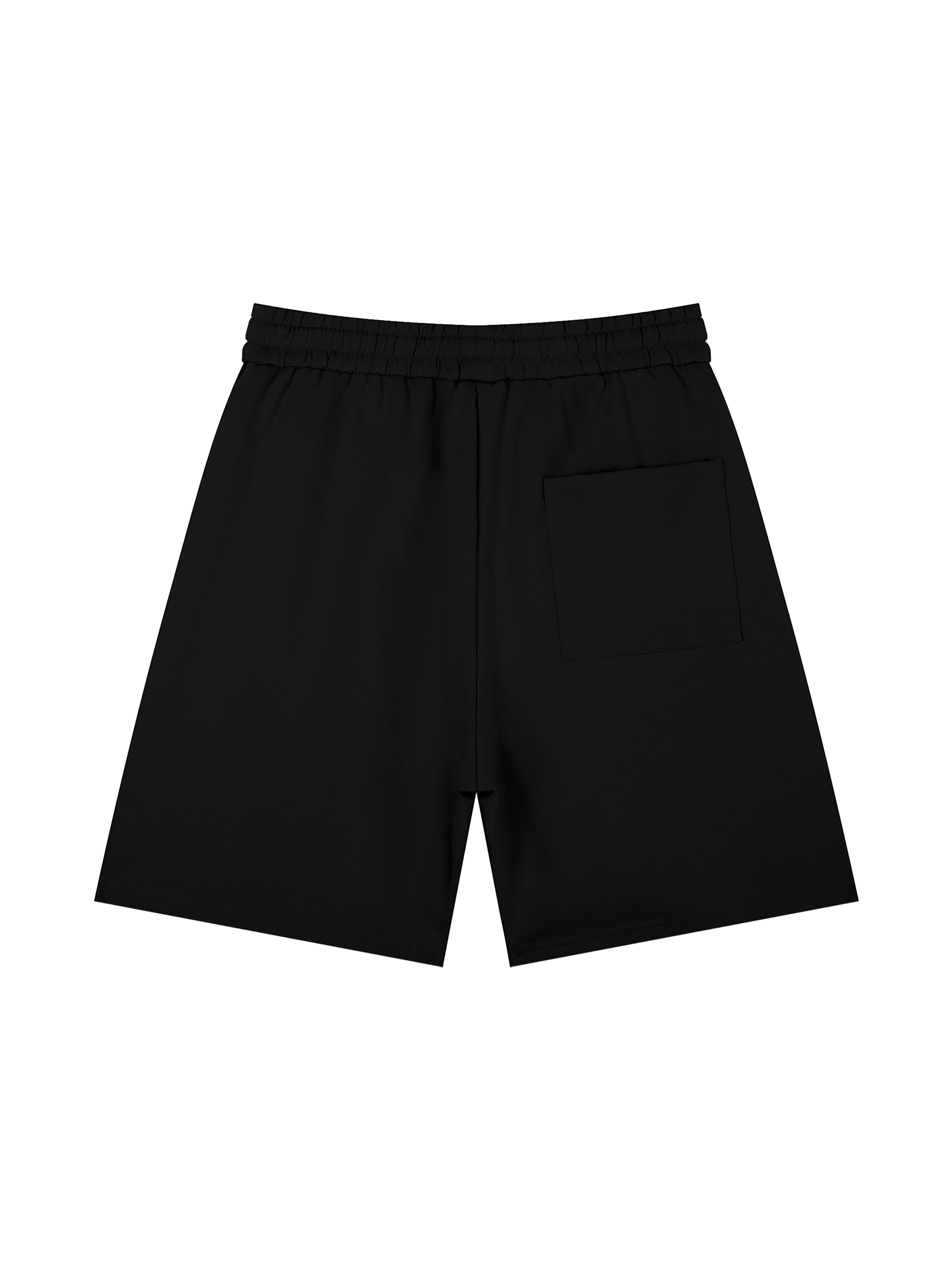 Black Cotton Shorts