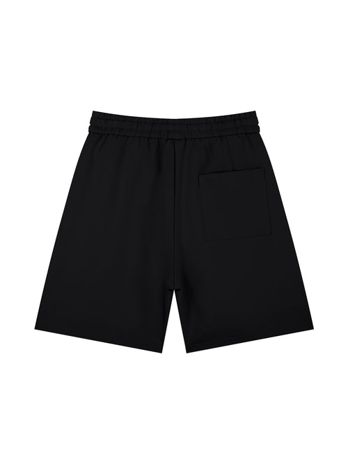 Black Cotton Shorts