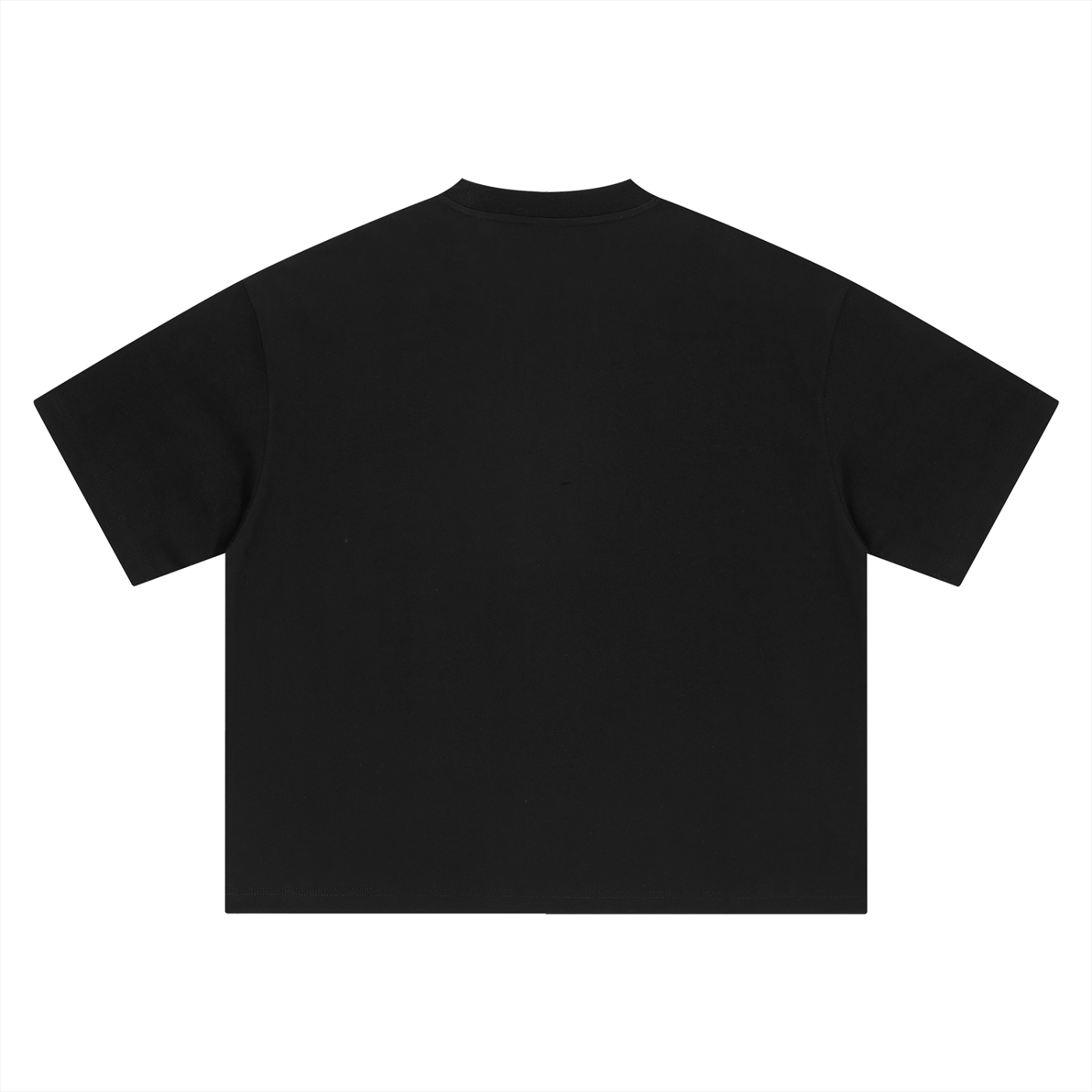 Black Boxy Oversized Clothing Dept T-Shirt