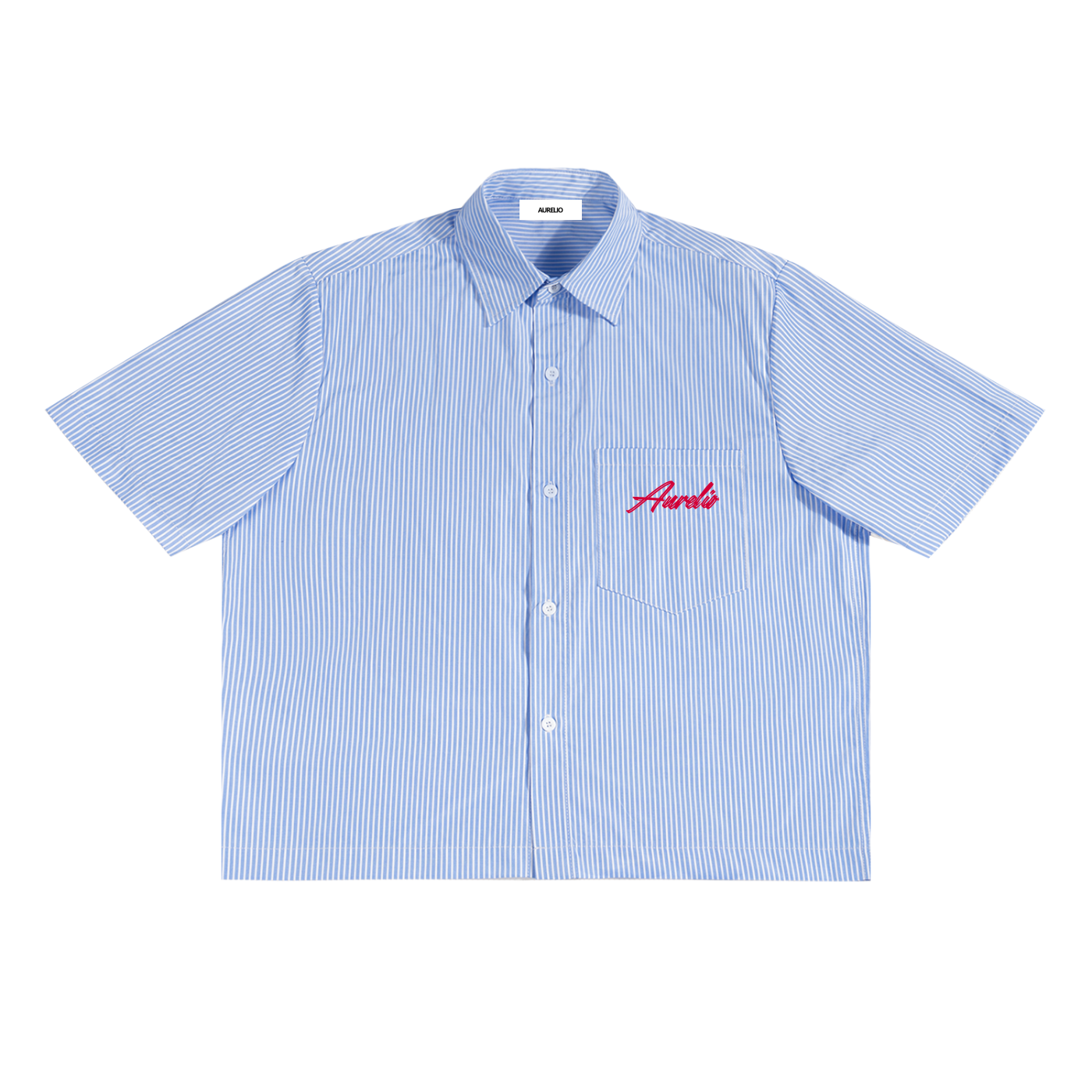 Blue Aurelio Boxy Shirt